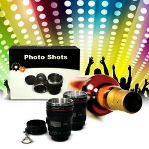 Zestaw Photo Shots - Kieliszek Obiektyw - zestaw deluxe