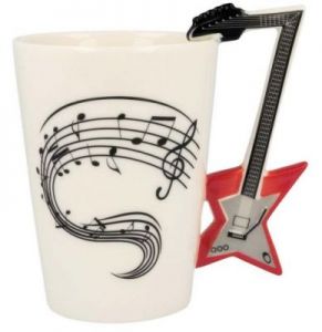 Elegancki Kubek Muzyka - Gitara Elektryczna
