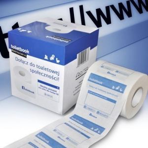 Papier Toaletowy Toiletbook - inspirowany Facebookiem