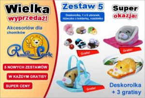 Duży Zestaw Dla Chomików Run Run - Deskorolka + 3 Gratisy